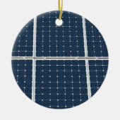 パワーパネル太陽ののイメージおもしろい セラミックオーナメント (正面)