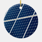 パワーパネル太陽ののイメージおもしろい セラミックオーナメント (裏面)