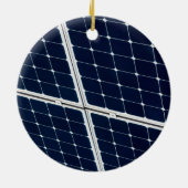 パワーパネル太陽ののイメージおもしろい セラミックオーナメント (裏面)