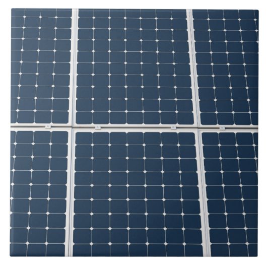 パワーパネル太陽ののイメージおもしろい タイル (正面)