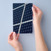 パワーパネル太陽ののイメージおもしろい チラシ (ハンドル)