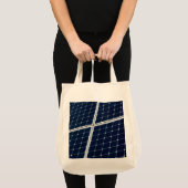 パワーパネル太陽ののイメージおもしろい トートバッグ (正面(商品))