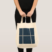 パワーパネル太陽ののイメージおもしろい トートバッグ (正面(商品))