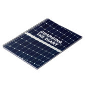 パワーパネル太陽ののイメージおもしろい ノートブック (左側)