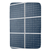 パワーパネル太陽ののイメージおもしろい バスマット (正面縦)