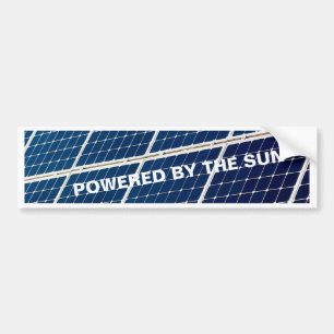 パワーパネル太陽ののイメージおもしろい バンパーステッカー