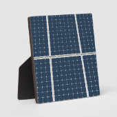パワーパネル太陽ののイメージおもしろい フォトプラーク (正面)