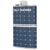 パワーパネル太陽ののイメージおもしろい フラスク (左)