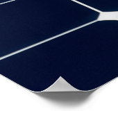 パワーパネル太陽ののイメージおもしろい ポスター (角)