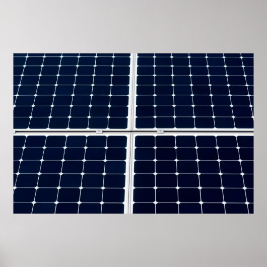 パワーパネル太陽ののイメージおもしろい ポスター (正面)