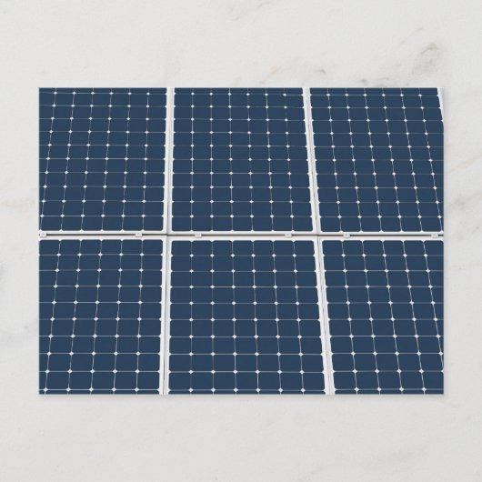 パワーパネル太陽ののイメージおもしろい ポストカード (正面)