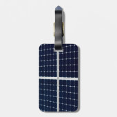 パワーパネル太陽ののイメージおもしろい ラゲッジタグ (裏面縦)