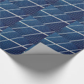 パワーパネル太陽ののイメージおもしろい ラッピングペーパー (角)