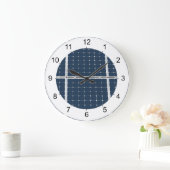 パワーパネル太陽ののイメージおもしろい ラージ壁時計 (ホーム)