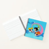 パワーパフの女の子が空を飛ぶ ノートブック (内部)