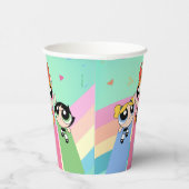 パワーパフ女の子が高く飛ぶ 紙コップ (右)