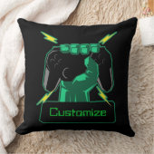 パワーパーソナライズされたゲーマー クッション (ブランケット)