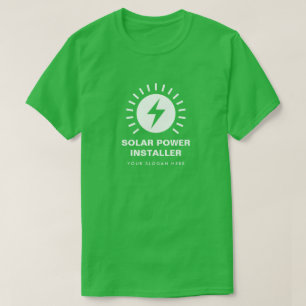 パワーパ太陽のネルのインストーラの事業職員 Tシャツ