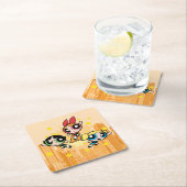 パワーパ救フ女子 スクエアペーパーコースター (インサイチュ)