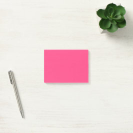 パワーピンクシンプル色の4" x 3" ポストイット