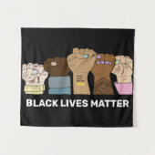 パワーフィスト/BLMタペストリー タペストリー (正面(横))