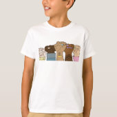 パワーフィスト/ BLM Tシャツ (正面)