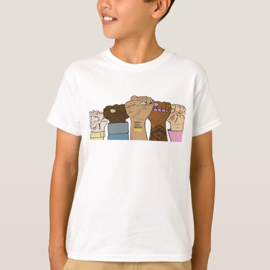 パワーフィスト/ BLM Tシャツ (正面)