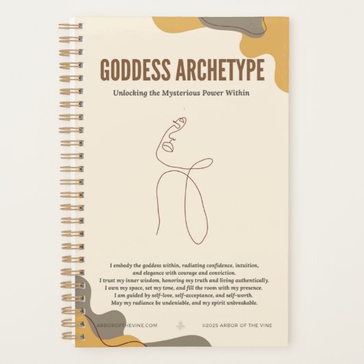 パワーフェミニンマントラプランナー プランナー手帳 (正面)