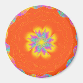 パワーフラワーでサンライズポピー マグネット