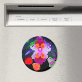 パワーフラワーでロマンチックなコスモス マグネット (インサイチュ (食洗機))