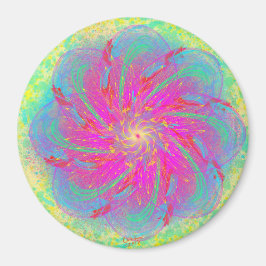 パワーフラワーによる宇宙オアシス マグネット