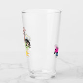 パワープフの女の子が空中に飛び上がる タンブラーグラス (左)
