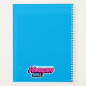 パワープフの女の子が空中に飛び上がる プランナー手帳 (裏面)