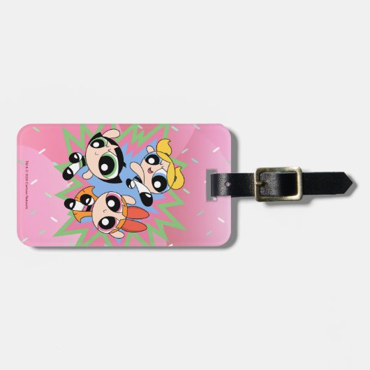 パワープフガールズパウファクター ラゲッジタグ (正面横)