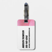 パワープフガールズパウファクター ラゲッジタグ (裏面縦)