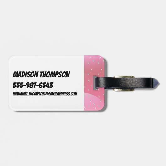 パワープフガールズパウファクター ラゲッジタグ (裏面横)