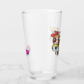 パワープフガールズ顔パターン タンブラーグラス (右)