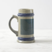パワープラントエアリアルビューグレー/ブルー22 oz Stein ビールジョッキ (左)
