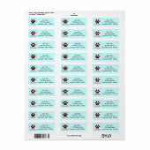 パワープリント犬の母 ラベル (フルシート)