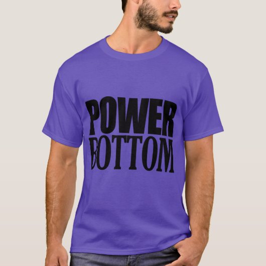 パワーボトム Tシャツ (正面)