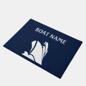 パワーボートカスタム波止場マット ドアマット (アングル)