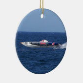 パワーボート セラミックオーナメント (右)