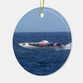 パワーボート セラミックオーナメント (左)