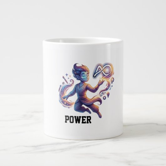 パワーマグ ジャンボコーヒーマグカップ (正面)