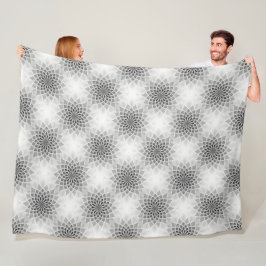 パワーマンダラシームレスパターン10 フリースブランケット