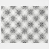 パワーマンダラシームレスパターン10 フリースブランケット (正面(横))