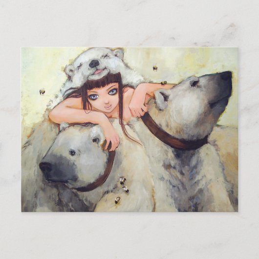 パワーモンガー葉書の丸め ポストカード (正面)