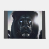 パワーライオン引用文 やる気を起こさせる ドアマット (正面)