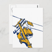 パワーラインマン電気工事士 ポストカード (正面/裏面)