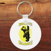 パワーラインマン電気技師リペアマンポールレトロ キーホルダー (正面)